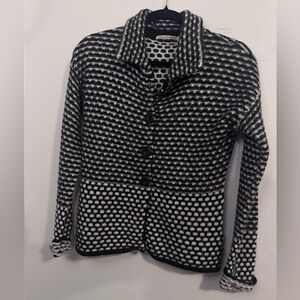 Chiaramente Mohair Wool Blend Knit Cardigan jacket